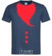 Men's T-Shirt Santa beard navy-blue фото