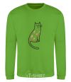 Sweatshirt Lady cat orchid-green фото