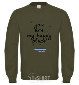 Sweatshirt happy place sand фото