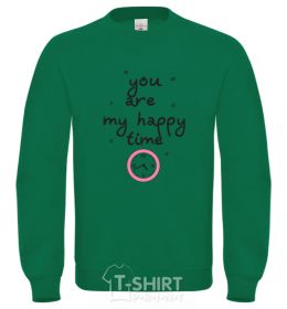 Sweatshirt happy time orchid-green фото
