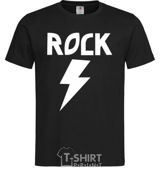 Men's T-Shirt Rock flash black фото