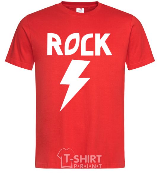 Men's T-Shirt Rock flash red фото