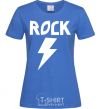 Women's T-shirt Rock flash royal-blue фото