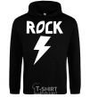 Men`s hoodie Rock flash black фото