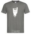 Men's T-Shirt Rock head dark-grey фото