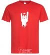 Men's T-Shirt Rock head red фото