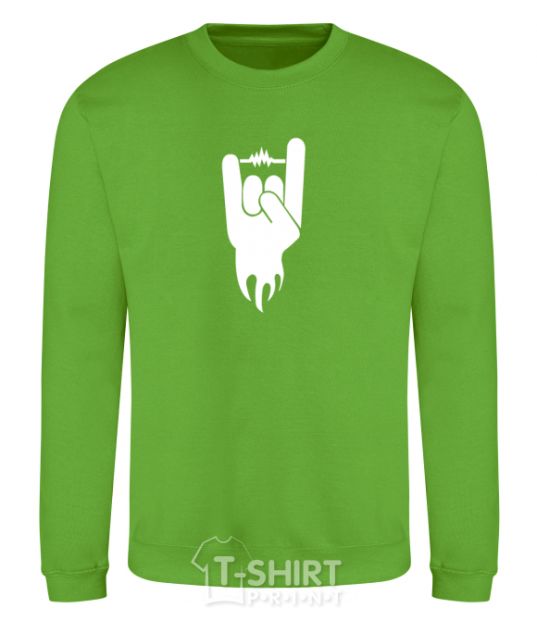 Sweatshirt Rock head orchid-green фото