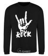 Sweatshirt ROCK знак black фото
