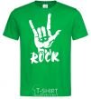 Men's T-Shirt ROCK знак kelly-green фото