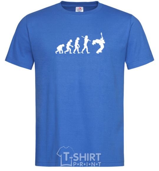 Мужская футболка Evolution Rock Ярко-синий фото