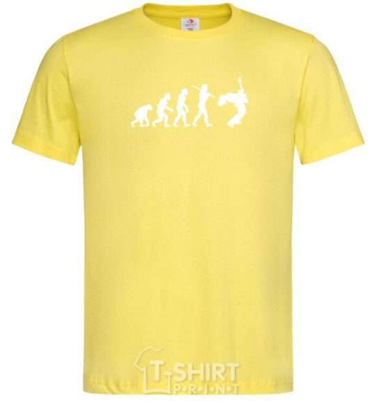 Мужская футболка Evolution Rock Лимонный фото