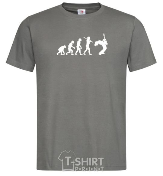 Men's T-Shirt Evolution Rock dark-grey фото