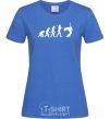 Women's T-shirt Evolution Rock royal-blue фото