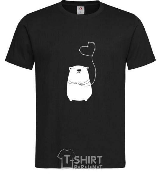 Мужская футболка my bear Черный фото