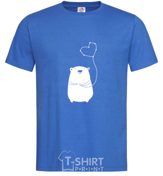 Men's T-Shirt my bear royal-blue фото