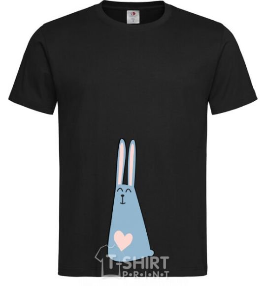 Men's T-Shirt Rabbit black фото