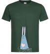 Men's T-Shirt Rabbit bottle-green фото