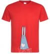 Men's T-Shirt Rabbit red фото