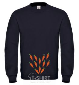 Sweatshirt Love carrots carrots black фото