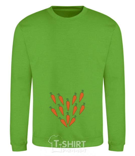 Sweatshirt Love carrots carrots orchid-green фото