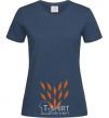 Women's T-shirt Love carrots carrots navy-blue фото