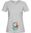 Women's T-shirt Together cup picture grey фото