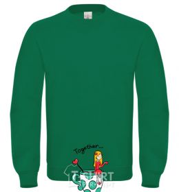 Sweatshirt Together cup picture orchid-green фото