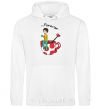 Men`s hoodie Forever White фото