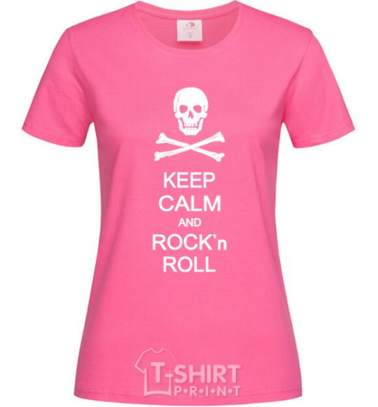 Women's T-shirt keep calm and R'nR heliconia фото