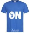 Men's T-Shirt ON royal-blue фото