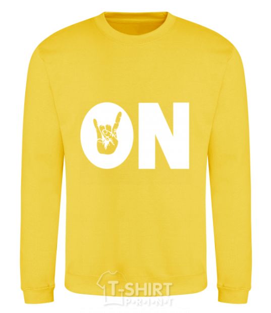 Sweatshirt ON yellow фото