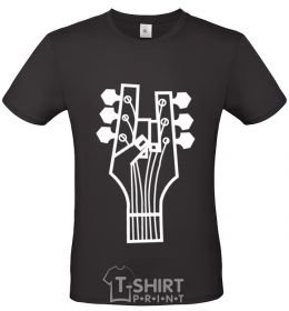 Men's T-Shirt head guitar black фото