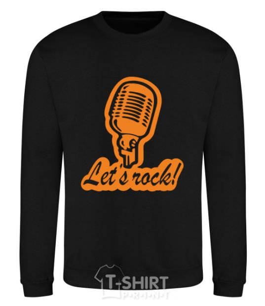 Sweatshirt Let's rock black фото