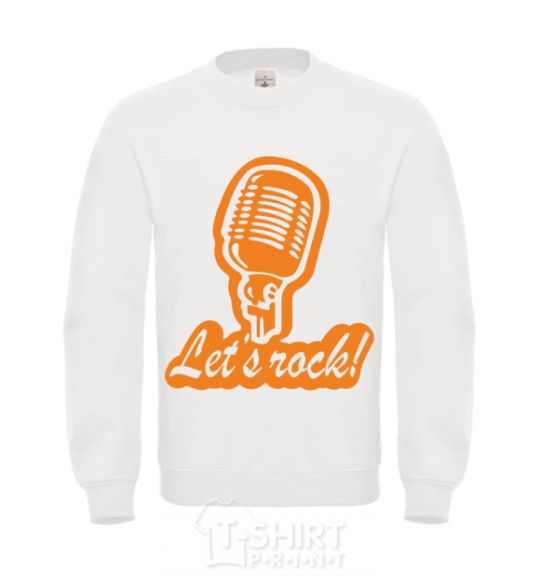 Sweatshirt Let's rock White фото