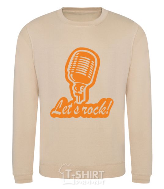 Sweatshirt Let's rock sand фото