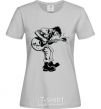 Women's T-shirt Rockman grey фото