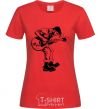 Women's T-shirt Rockman red фото