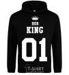 Men`s hoodie Her king black фото