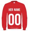 Sweatshirt Her name yellow фото