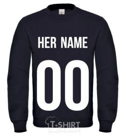 Sweatshirt Her name black фото
