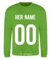 Sweatshirt Her name orchid-green фото