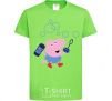 Kids T-shirt Josh orchid-green фото