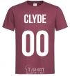 Men's T-Shirt Clyde burgundy фото