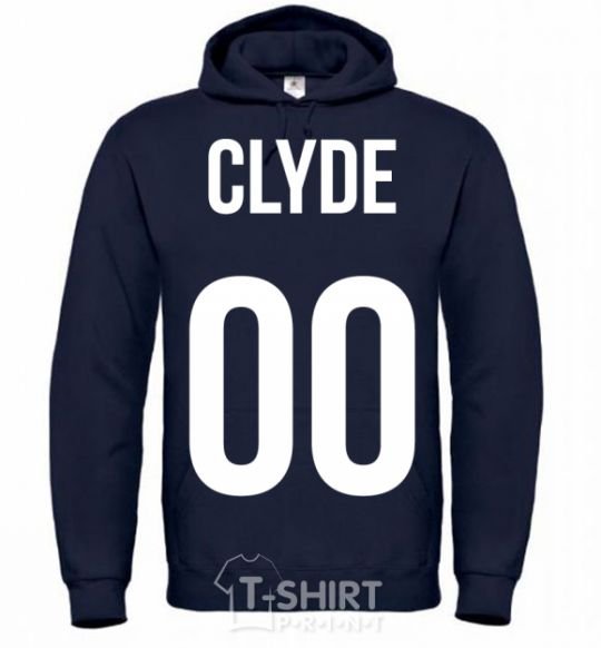 Men`s hoodie Clyde navy-blue фото