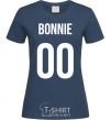 Women's T-shirt Bonnie navy-blue фото