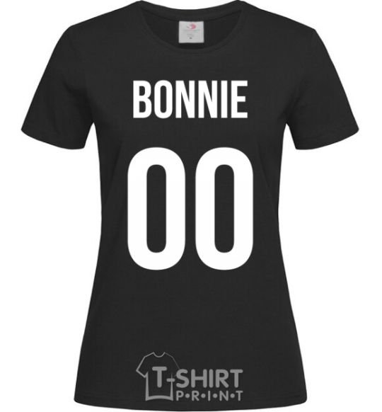 Women's T-shirt Bonnie black фото