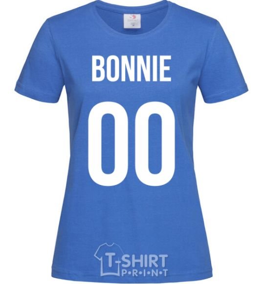 Women's T-shirt Bonnie royal-blue фото
