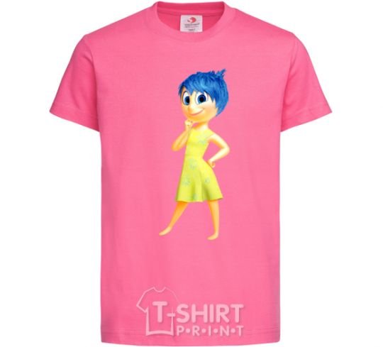 Детская футболка Счастье Головоломка Ярко-розовый фото