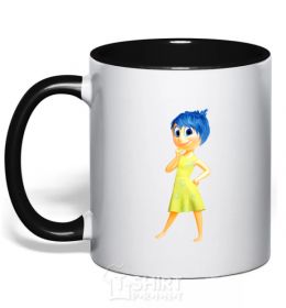 Mug with a colored handle