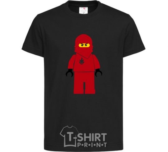 Детская футболка Lego Red Черный фото